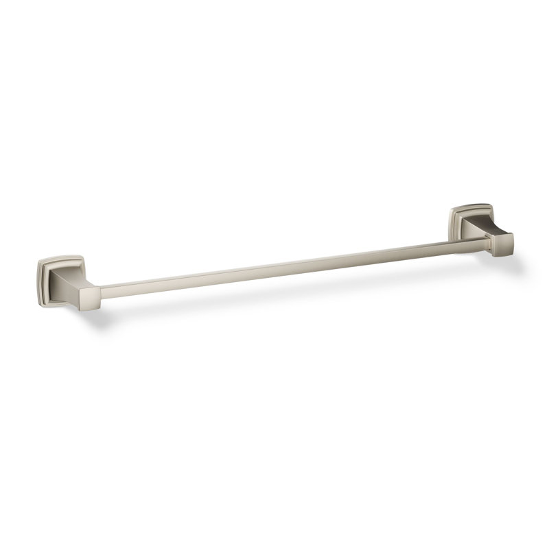 Riff Wall Mounted Towel Bar, Vibrant Brushed Nickel, 24"W