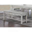 Meuble de salle à manger de style transitionnel en bois flotté de hauteur standard 1pc
