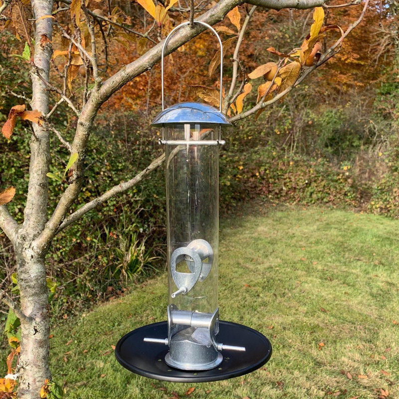 Fairwinds Metal Hanging Tube Bird Feeder