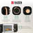 Haden 700W Microwave Oven and 1.7L Electric Kettle Kitchen Appliance Set, Black