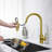 Pull Down Single Handle Kitchen Faucet-63947848