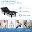 Structure de lit réglable avec matelas en mousse à mémoire de forme-1345751778