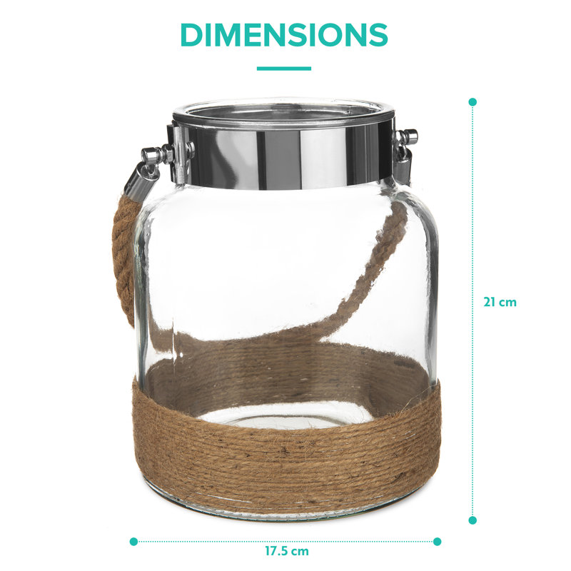 Tabletop Lantern, Natural
