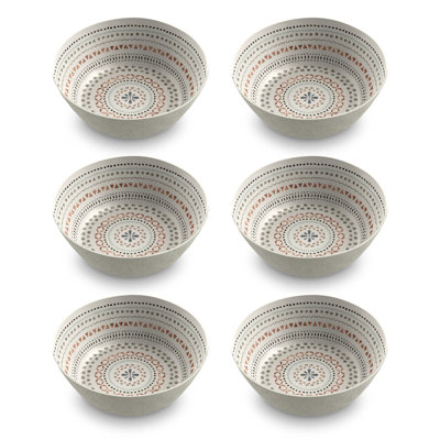 Bol bas Desert Mandala Planta - beige - 7,4 po