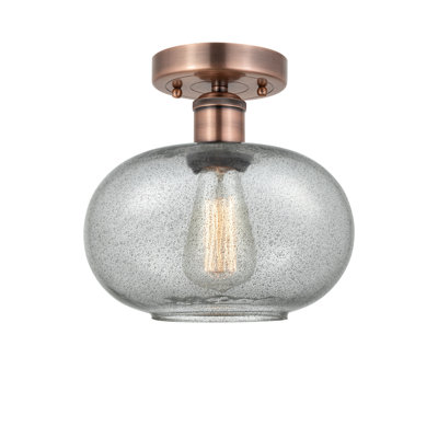 Bobtown Glass Semi Flush Mount