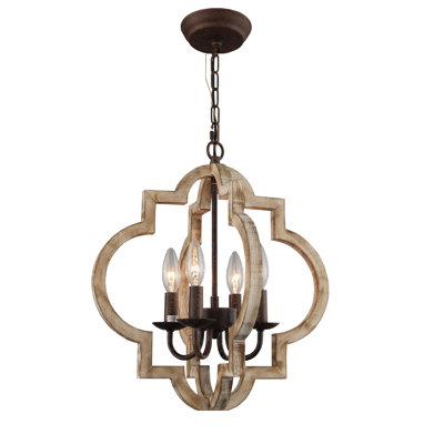 Yerger 4 - Light Bronze Lantern Pendant