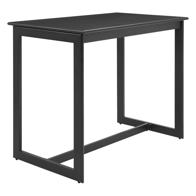 Glenna 27.8'' Metal Outdoor Bar Table