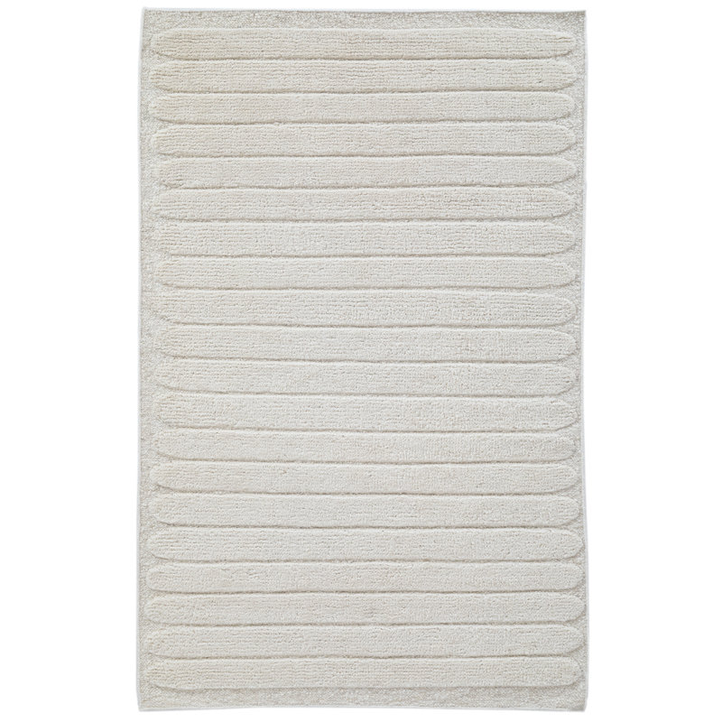 Asher Rug Hand Knotted Wool  Rug, Rectangle 5' x 8'