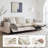 White Genuine Leather Electric Power Reclining Sofa Couch With USB Charging And Cup Holders, Individually Adjustable for Each Seat, Modern 3 Seater Elegant Upholstered Sectional Sofa Loveseat for Living Room Bedroom Home Theater