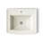 Archer Vitreous China Rectangular Drop-In Bathroom Sink with Overflow-19195599-10940432