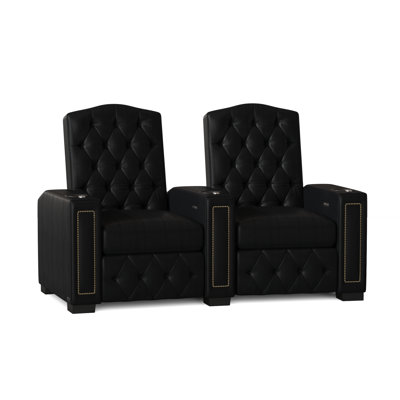 Regal HR Series 69.75" Wide Power Recliner Home Theater Seating with Cup Holder by Winston Porter