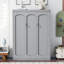 Lit escamotable double pleine grandeur avec tablettes-744580379