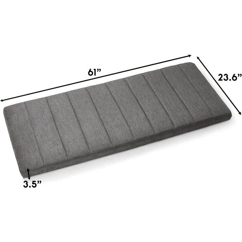 Upholstered Queen Headboard - Easy Assemble Channel Stitched - W...