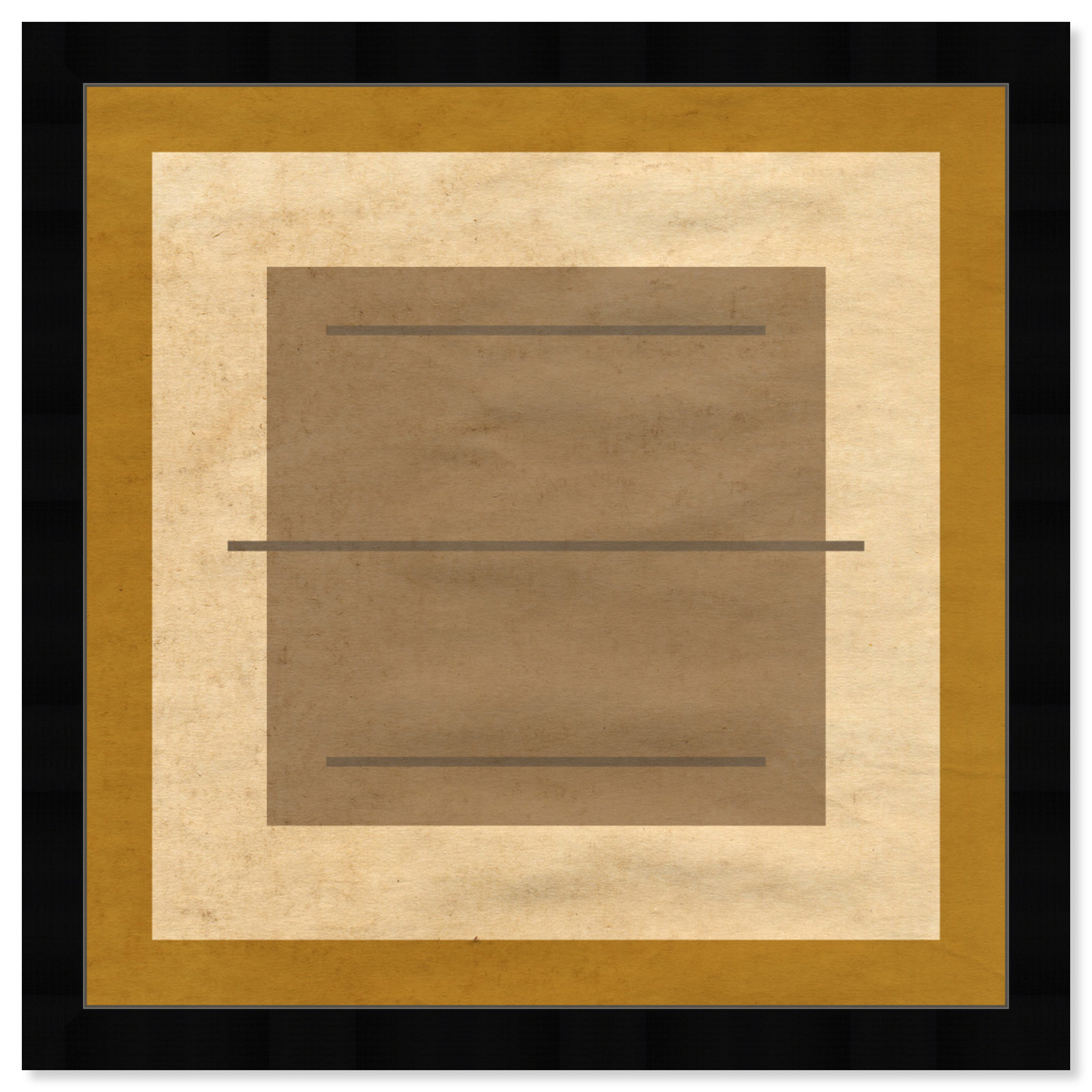 Amarillo Alberto by Oliver Gal, Black, 42" H x 42" W x 0.5" D