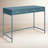 Springer Julina Rectangular Iron 2-Drawer Writing Desk with Built-In Outlet and Cable Management -554220066