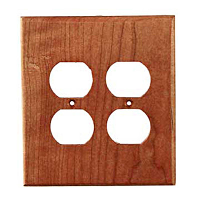 Traditional No Subject 2 - Gang Duplex Outlet Wall Plate