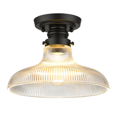 Penelope Glass Flush Mount