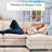 Dayman 103.9"W Modular Corduroy LAF RAF Sectional, Sofa Couch, 3 Seater-1135979575