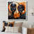 White Single Picture Framed