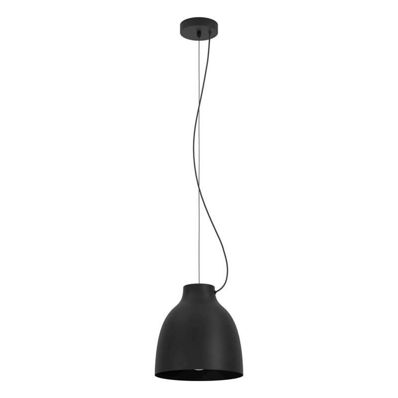 Jawonna 1 - Light Bell Pendant, Black