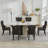 PU Leather Dining Chairs with Pull Ring-443848411