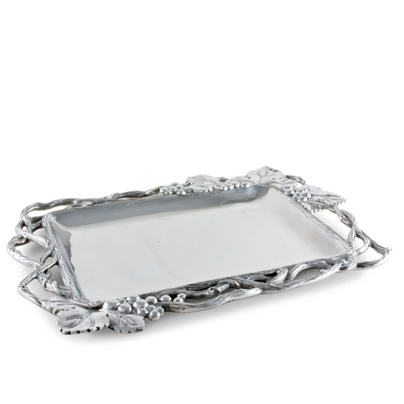 Grape Metal Decorative Tray