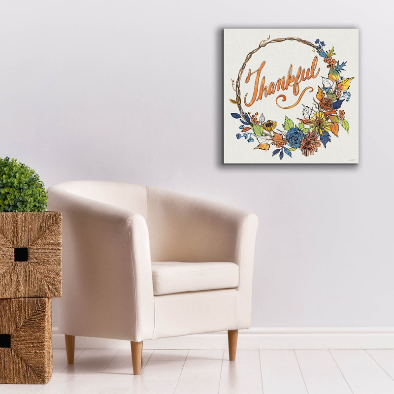 «Fall Sweet Fall 5» par Anne Tavoletti, art mural sur toile, H 26 po x l 26 po x P 1,5 po