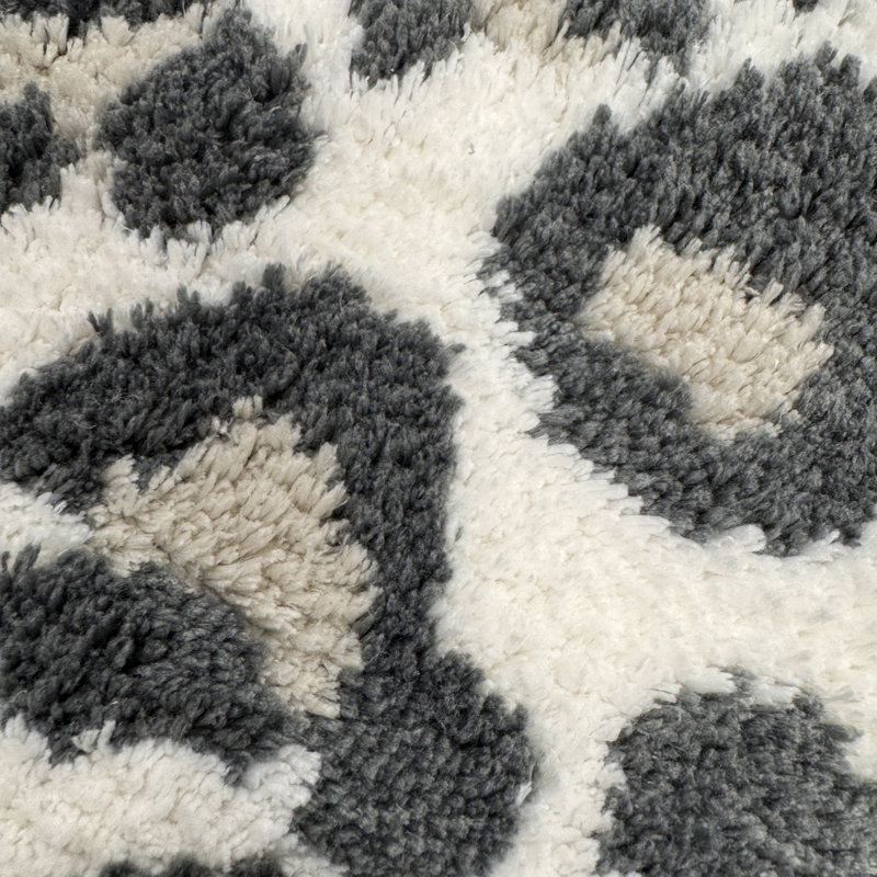 Ose Leopard Print Bath Mat, Grey