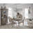 Dione Extendable Pine Round Solid Wood Base Dining Table