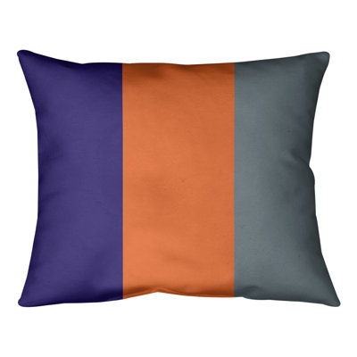 Striped Reversible Throw Pillow