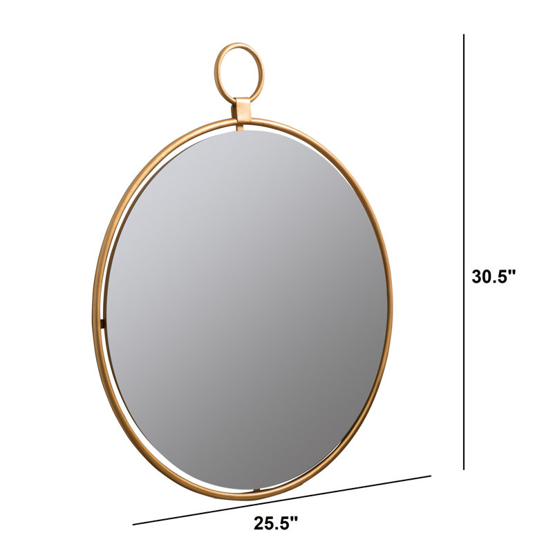 Clarissa Mirror, Bronze Gold