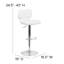 Tabouret pivotant à hauteur réglable Troutville-33651853