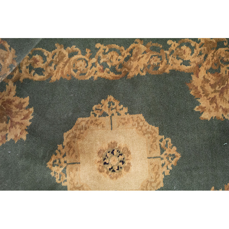 Hand-Knotted High-Quality Black Area Rug
