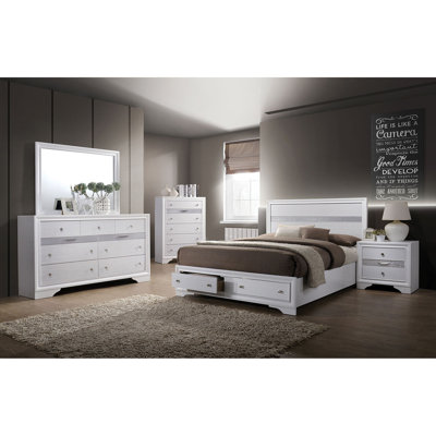 Mobilier de chambre à coucher 1 pièce