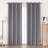 100% Blackout Thermal Insulated Polyester Curtain Pair-633352624-631287768