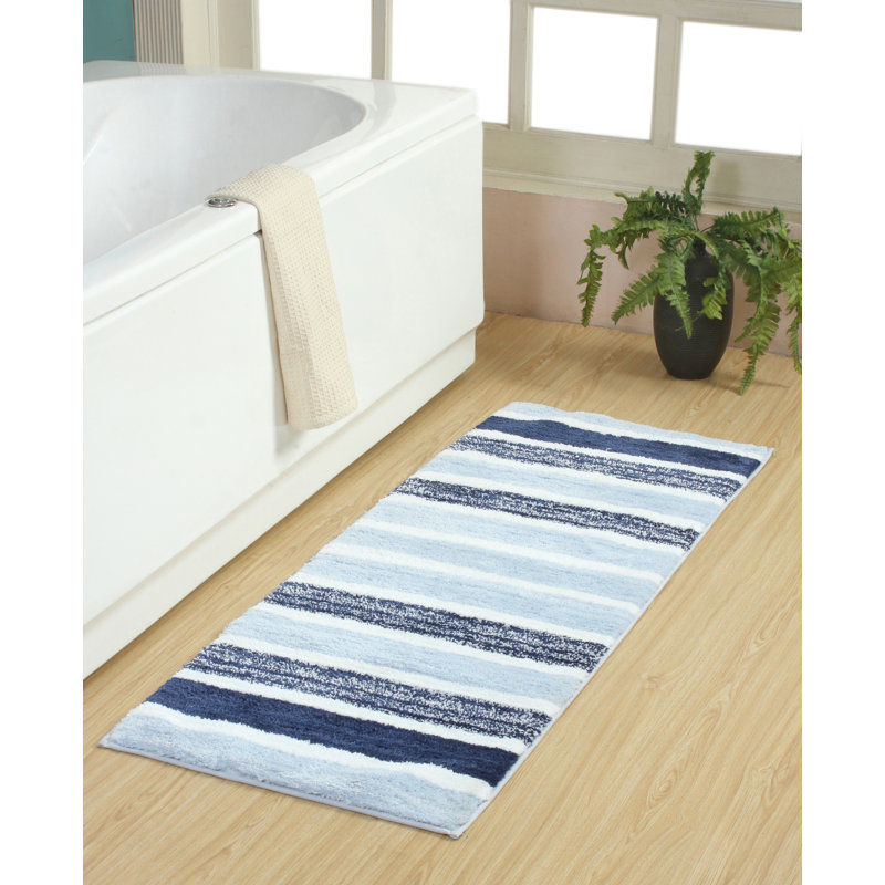 Chesapeake Sherrington Micro Tufted Bath Runner - 22"X60", Navy