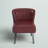 Euclid Faux Leather Chair With Metal Base-1978972593