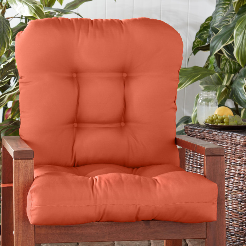 Coussin de chaise d'extérieur Lester, Rouille, 1, H 21 po x l 21 po x P 21 po