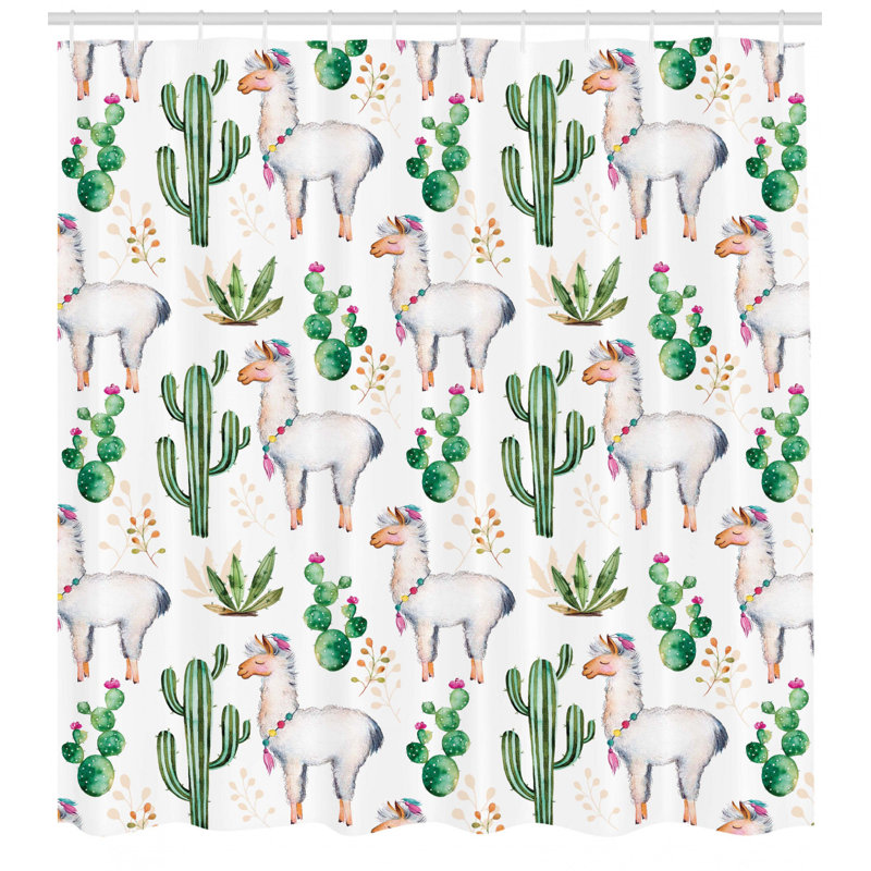 Rideau de douche à image de couleur moderne à motif de couleur moderne en south désert south Lindsey, H 75 po x l 69 po