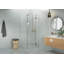 Halo 38 in. x 39 in. x 78 in. 90-degree Fully Frameless Glass Hinged Shower Enclosure-2065355863