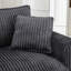 Fauteuil Lazy, fauteuil confortable pour une personne, avec dossier et coussin de siège moelleux, avec accoudoirs des deux côtés, convenant au salon et à la chambre à coucher - gris-752728636