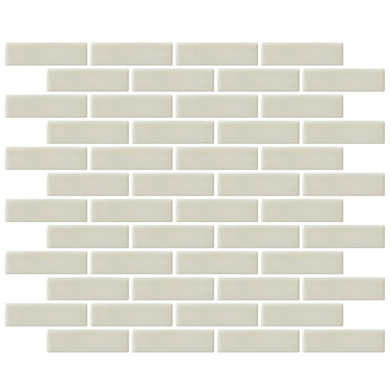 Savvy™ 11 In. X 12 In. Glossy Porcelain Floor And Wall Tile (13.86 Sq. Ft./Case), Oat 