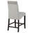 Coad Velvet Upholstered Counter Chair Grey-15331790