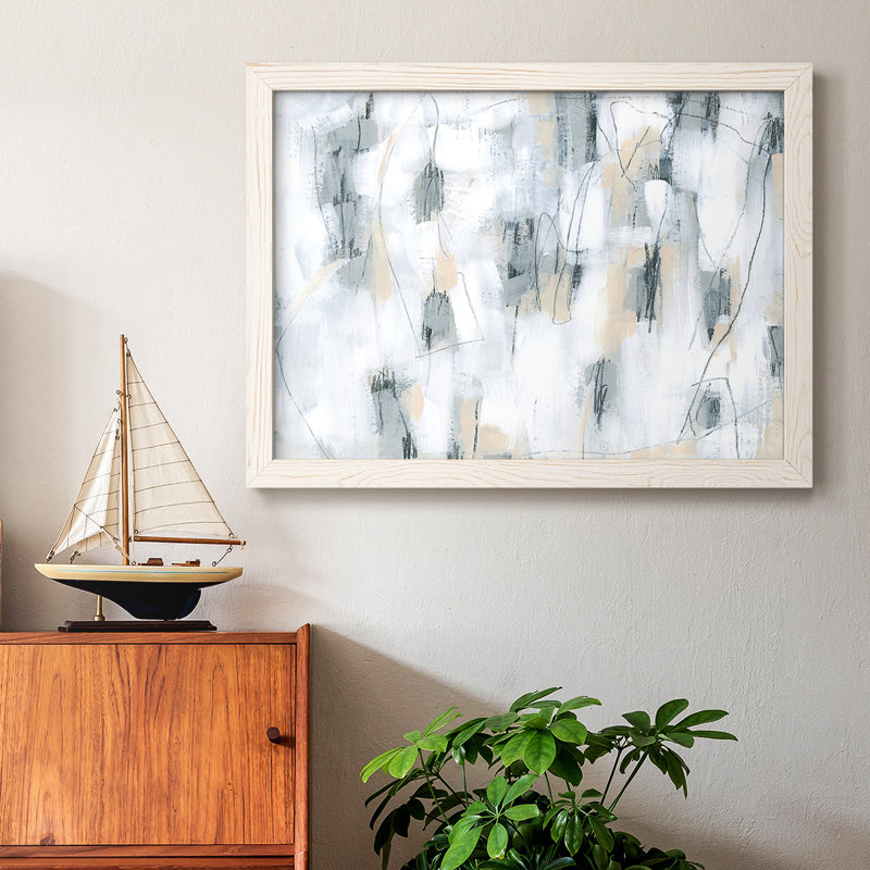 Stone Hatchmark II - Reproduction de photo sur toile simple, Cadre blanc, H 18 po x l 26 po x P 1,5 po