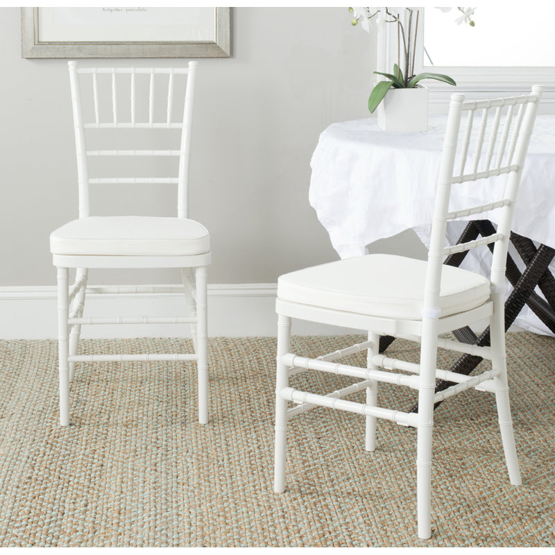 chaise de salle à manger Sherree, Blanc