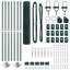 Vidaxl Welded Wire Fence With 7 Spike Posts Steel-114858146-114858157