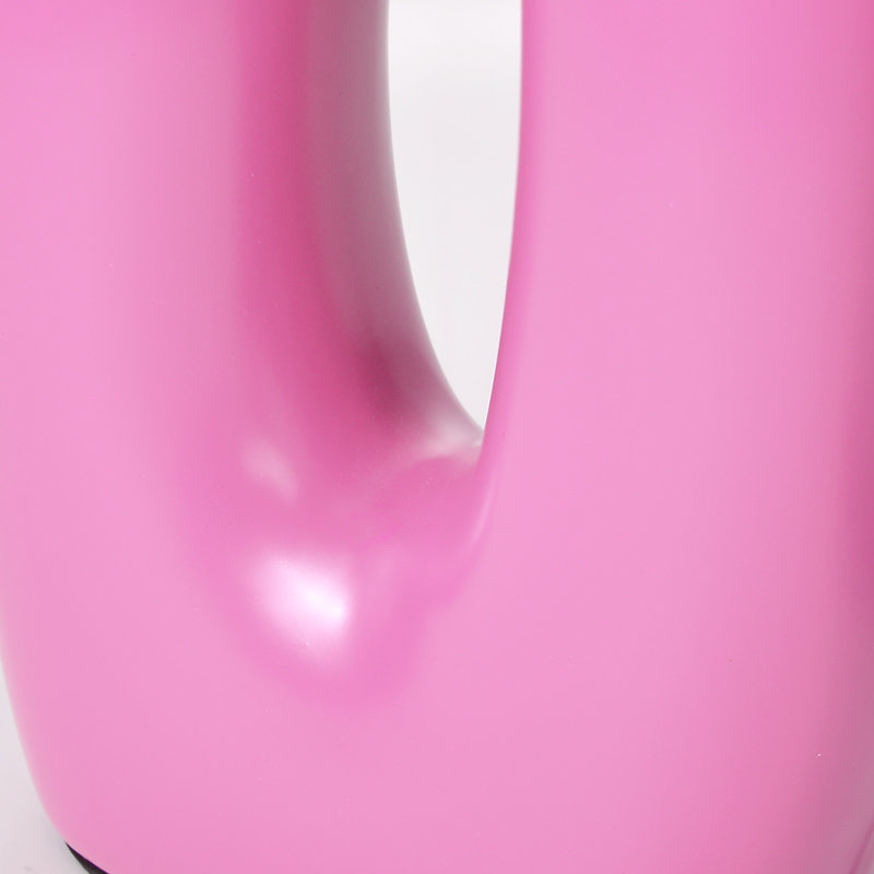Rahil Resin Table Lamp, Barbie Pink