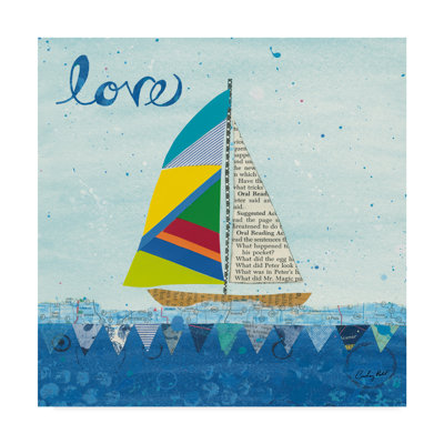 « arc-en-ciel spinnakers i », art sur toile