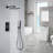 Thermostatic Complete Shower System with Rough in-Valve-98102060