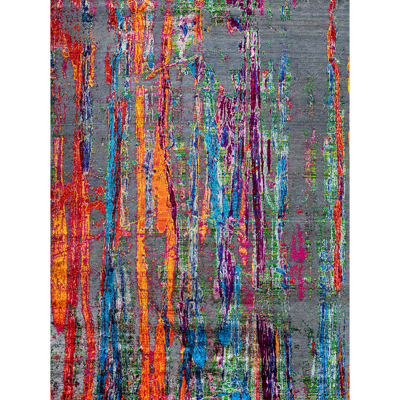 Abstract Area Rug, Rectangle 8' x 10'